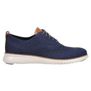 Cole Haan 2. Zerogrand Stitchlite Wingtip Oxford in Marine Blue/Vapor Grey